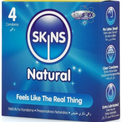 SKINS - NATÜRLICHE PREMIUM-KONDOME PACKUNG 4 – Produktansicht 2