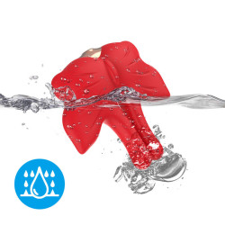 ARMONY - MAGNETISCHE NIPPELKLEMMEN MIT VIBRATION SCHMETTERLINGSFORM ROT – Produktansicht 10