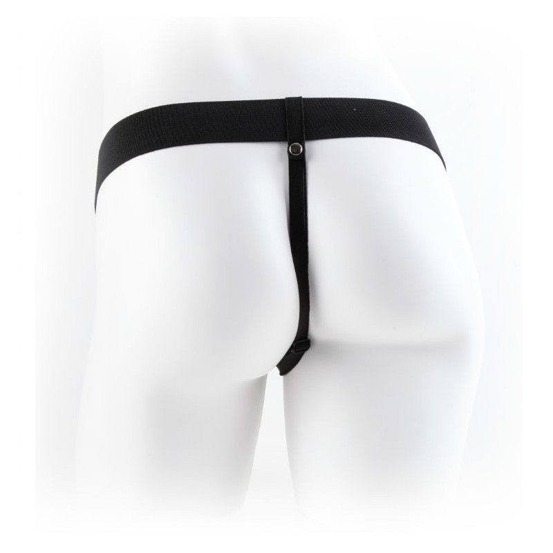 FETISH FANTASY SERIES - 9 HOHL STRAP-ON MIT BLLEN 22,9 CM FLEISCH