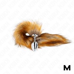 KINK - ANAL PLUG GRÖSSE M 8 X 3,5 CM MIT KUNSTSTOFFSCHWANZ 40 CM BRAUN – Produktansicht 2