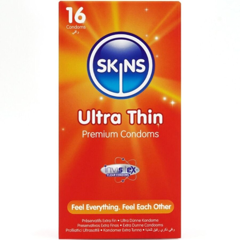 SKINS - ULTRADÜNNE PREMIUM-KONDOME PACKUNG 16
