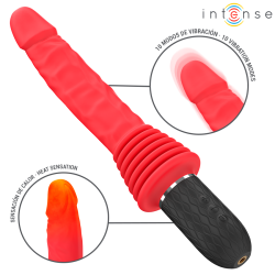 INTENSE - CYNTHIA FERNBEDIENUNGS-STOSSVIBRATOR MIT WÄRMEFUNKTION – Produktansicht 3