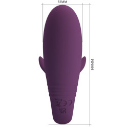 PRETTY LOVE - JAYLEEN VIBRATOR MIT APP-FERNBEDIENUNG LILA – Produktansicht 6