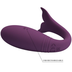 PRETTY LOVE - JAYLEEN VIBRATOR MIT APP-FERNBEDIENUNG LILA – Produktansicht 7