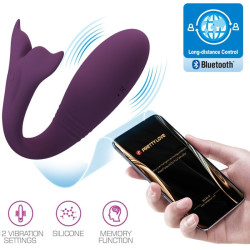 PRETTY LOVE - JAYLEEN VIBRATOR MIT APP-FERNBEDIENUNG LILA – Produktansicht 9