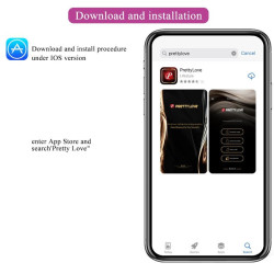 PRETTY LOVE - JAYLEEN VIBRATOR MIT APP-FERNBEDIENUNG LILA – Produktansicht 11