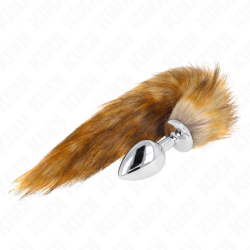 KINK - ANAL PLUG GRÖSSE L 10 X 4 CM MIT KUNSTSTOFFSCHWANZ 40 CM BRAUN – Produktansicht 2