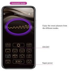 PRETTY LOVE - JAYLEEN VIBRATOR MIT APP-FERNBEDIENUNG LILA – Produktansicht 17