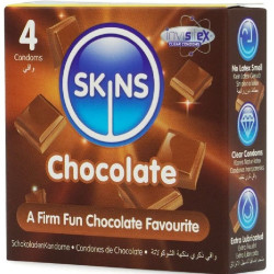 SKINS - SCHOKOLADE PREMIUM-KONDOME PACKUNG 4 – Produktansicht 2