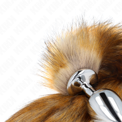 KINK - ANAL PLUG GRÖSSE L 10 X 4 CM MIT KUNSTSTOFFSCHWANZ 40 CM BRAUN – Produktansicht 4