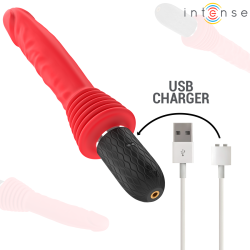 INTENSE - CYNTHIA FERNBEDIENUNGS-STOSSVIBRATOR MIT WÄRMEFUNKTION – Produktansicht 10