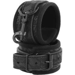 DARKNESS - LUXUS-BDSM-HANDSCHELLEN IN SCHWARZ – Produktansicht 2