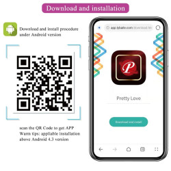 PRETTY LOVE - CATALINA VIBRATOR APP FERNBEDIENUNG LILA – Produktansicht 10