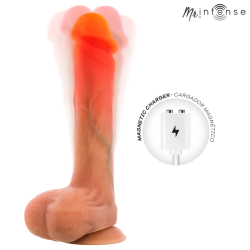 MR INTENSE - BRADLEY SILIKON-VIBRATIONSDILDO MIT WÄRMEEFFEKT UND FERNBEDIENUNG 21 CM -Ø- 4,2 CM – Produktansicht 2