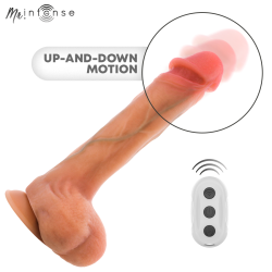MR INTENSE - BRADLEY SILIKON-VIBRATIONSDILDO MIT WÄRMEEFFEKT UND FERNBEDIENUNG 21 CM -Ø- 4,2 CM – Produktansicht 4