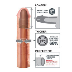 FANTASY X- TENSIONS - MEGA 3 EXTENSION FLESH – Produktansicht 3