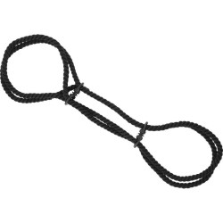 DARKNESS - HANDSCHELLEN ODER KNÖCHEL-HANDSCHELLEN AUS 100 % BAUMWOLLE – Produktansicht 2