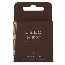LELO HEX CONDOMS RESPECT XL 3 PACK – Produktansicht 2
