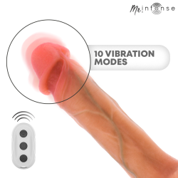 MR INTENSE - BRADLEY SILIKON-VIBRATIONSDILDO MIT WÄRMEEFFEKT UND FERNBEDIENUNG 21 CM -Ø- 4,2 CM – Produktansicht 8