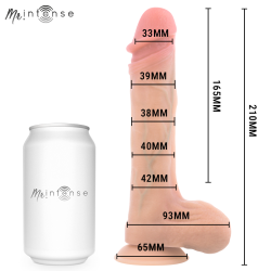 MR INTENSE - BRADLEY SILIKON-VIBRATIONSDILDO MIT WÄRMEEFFEKT UND FERNBEDIENUNG 21 CM -Ø- 4,2 CM – Produktansicht 9