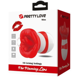 PRETTY LOVE - MINA ZUNGENSTIMULATOR HELLROT – Produktansicht 8