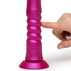 ROMP - JIGGLE AUF- UND AB-VIBRATOR MIT ROSA SAUGNAPF – Produktansicht 5