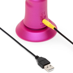 ROMP - JIGGLE AUF- UND AB-VIBRATOR MIT ROSA SAUGNAPF – Produktansicht 7