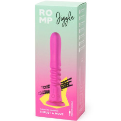 ROMP - JIGGLE AUF- UND AB-VIBRATOR MIT ROSA SAUGNAPF – Produktansicht 8