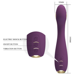 PRETTY LOVE - HECTOR ELECTROSHOCK VIBRATOR PER APP-STEUERUNG LILA – Produktansicht 4