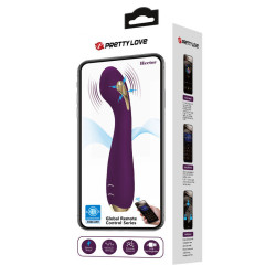 PRETTY LOVE - HECTOR ELECTROSHOCK VIBRATOR PER APP-STEUERUNG LILA – Produktansicht 6