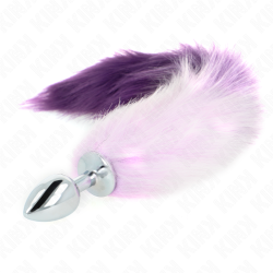 KINK - ANAL PLUG GRÖSSE S 7 X 3 CM MIT KUNSTSTOFFSCHWANZ 40 CM LILA – Produktansicht 2