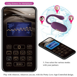 PRETTY LOVE - DOREEN PURPLE WIEDERAUFLADBARES VIBRATIONS-EI – Produktansicht 14