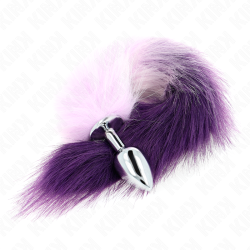 KINK - ANAL PLUG GRÖSSE S 7 X 3 CM MIT KUNSTSTOFFSCHWANZ 40 CM LILA – Produktansicht 3
