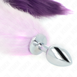 KINK - ANAL PLUG GRÖSSE S 7 X 3 CM MIT KUNSTSTOFFSCHWANZ 40 CM LILA – Produktansicht 4