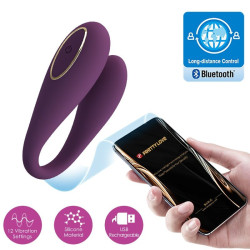 PRETTY LOVE - AUGUST REMOTE GLOBAL DOPPELT VERGNÜGEN VIBRATOR – Produktansicht 4