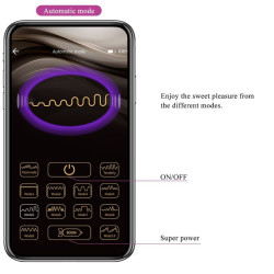 PRETTY LOVE - AUGUST REMOTE GLOBAL DOPPELT VERGNÜGEN VIBRATOR – Produktansicht 8