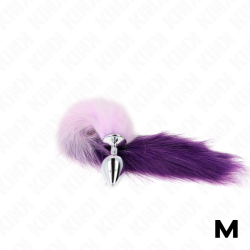 KINK - ANAL PLUG GRÖSSE M 8 X 3,5 CM MIT KUNSTSTOFFSCHWANZ 40 CM LILA – Produktansicht 2
