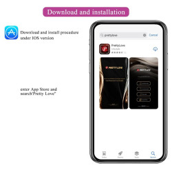 PRETTY LOVE - FISHERMAN APP-GESTEUERTES VIBRIERENDES EI LILA – Produktansicht 10