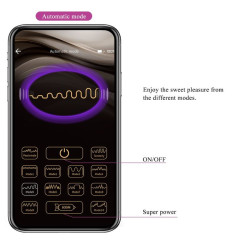 PRETTY LOVE - FISHERMAN APP-GESTEUERTES VIBRIERENDES EI LILA – Produktansicht 12