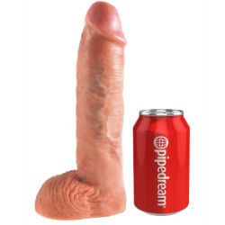 KING COCK - 25,5 CM HOLLOW STRAP-ON SUSPENDER SYSTEM FLESH – Produktansicht 4