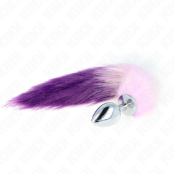KINK - ANAL PLUG GRÖSSE L 10 X 4 CM MIT KUNSTSTOFFSCHWANZ 40 CM LILA – Produktansicht 2