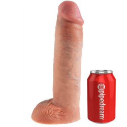 KING COCK - 28 CM HOHLES STRAP-ON-STRUMPFSYSTEM FLEISCH – Produktansicht 6