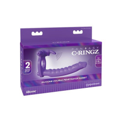 FANTASY C-RINGZ - SILIKON DOPPELVIBRATORKANINCHEN – Produktansicht 6
