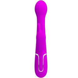 PRETTY LOVE - DEJON RABBIT VIBRATOR 3 IN 1 MULTIFUNKTIONSVIOLETT – Produktansicht 2