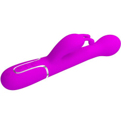 PRETTY LOVE - DEJON RABBIT VIBRATOR 3 IN 1 MULTIFUNKTIONSVIOLETT – Produktansicht 3