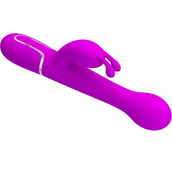 PRETTY LOVE - DEJON RABBIT VIBRATOR 3 IN 1 MULTIFUNKTIONSVIOLETT – Produktansicht 5