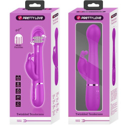 PRETTY LOVE - DEJON RABBIT VIBRATOR 3 IN 1 MULTIFUNKTIONSVIOLETT – Produktansicht 11