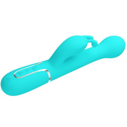 PRETTY LOVE - DEJON RABBIT VIBRATOR 3 IN 1 MULTIFUNKTIONS-AQUAGRÜN – D-238773 – Produktansicht 6