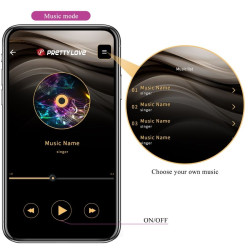 PRETTY LOVE - LEVIATHAN APP-GESTEUERTER VIBRATOR LILA – Produktansicht 16