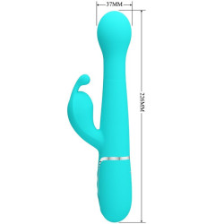 PRETTY LOVE - DEJON RABBIT VIBRATOR 3 IN 1 MULTIFUNKTIONS-AQUAGRÜN – D-238773 – Produktansicht 7